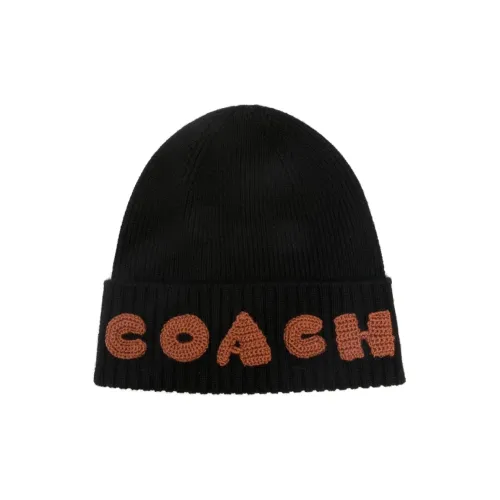 COACH Logo-embroidered Wool Beanie