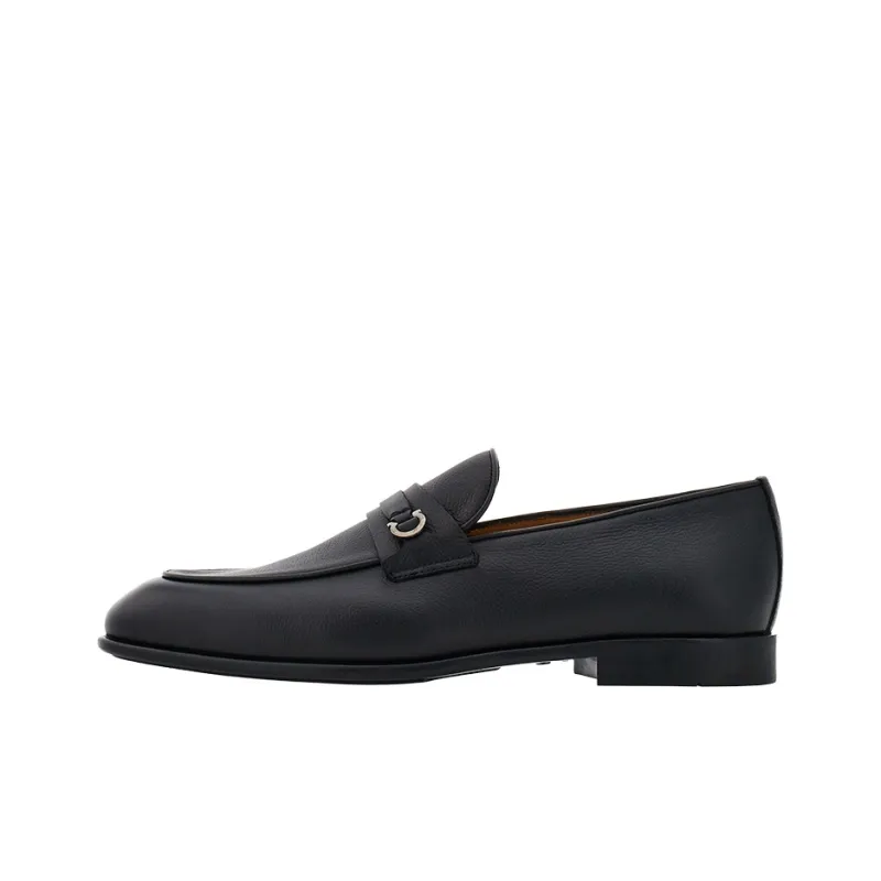 FERRAGAMO Penny-strap Leather Loafers-0