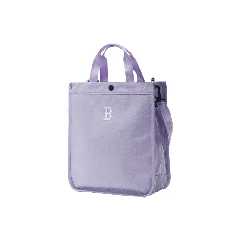 MLB Nylon Tote Bag Shopping Bag Portable Crossbody Bag Shoulder Bag Regular Women's Purple-1