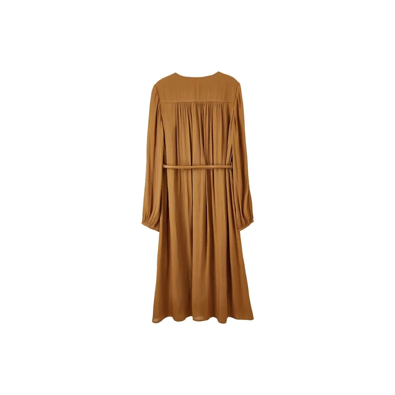 SENTUBILA Long Sleeved Dresses Women's-3