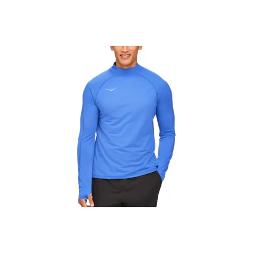 HOKA ONE ONE Cold Weather T-Shirts Men Blue