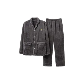 Lanza Pajama Set Unisex Dark Gray