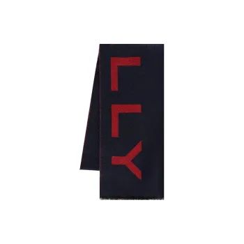 BALLY Logo Intarsia knit Scarf