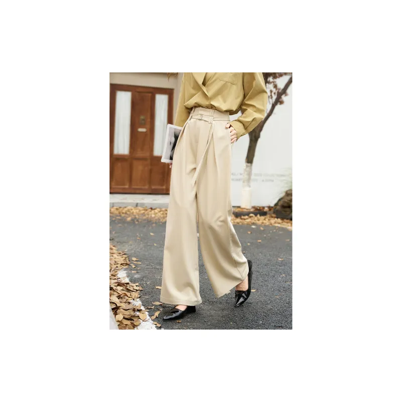 MISHOW Suit Trousers Women's Beige Apricot-2