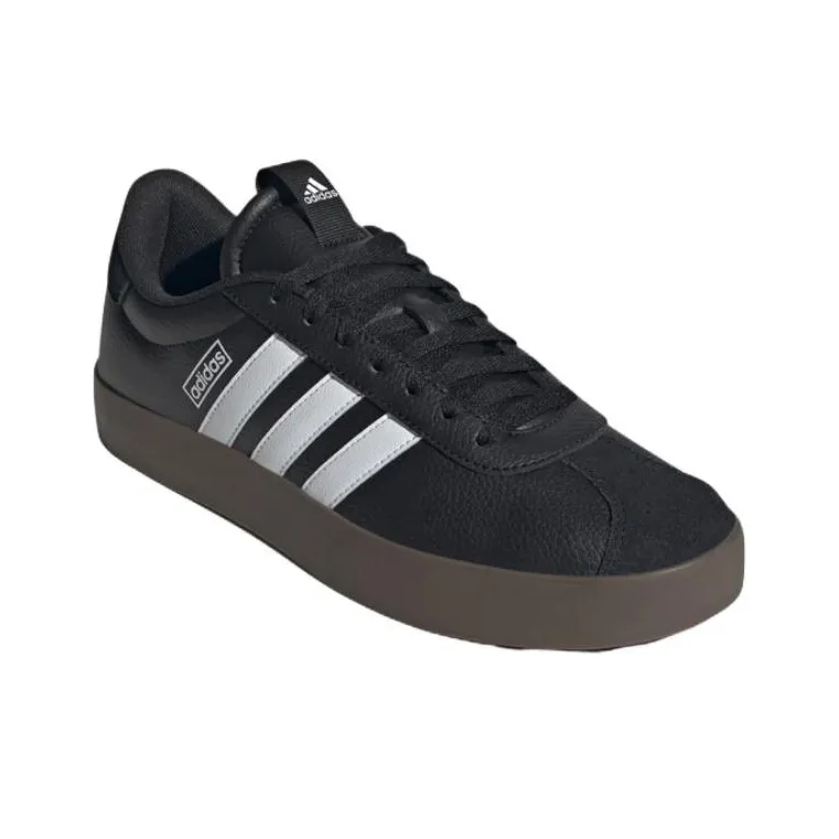 Adidas Vl Court 3.0 Core Black Cloud White Gum-2