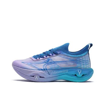 HEALTH Cushioning Breathable Low Top Marathon Running Shoes Unisex Purple Blue