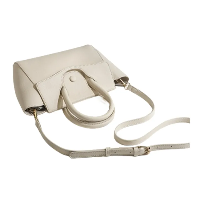NOMK PU Kelly Bag, Combo Bag, Shoulder Bag, Crossbody Bag, Handbag Regular Women's White-3