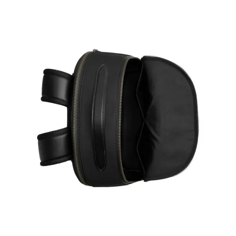 COACH Cow Leather Backpack Tubas Men's Black-2