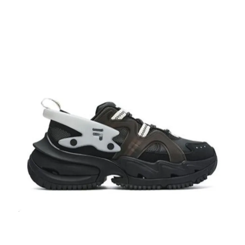 FILA FUSION Armour Sneakers 'Black White'-1