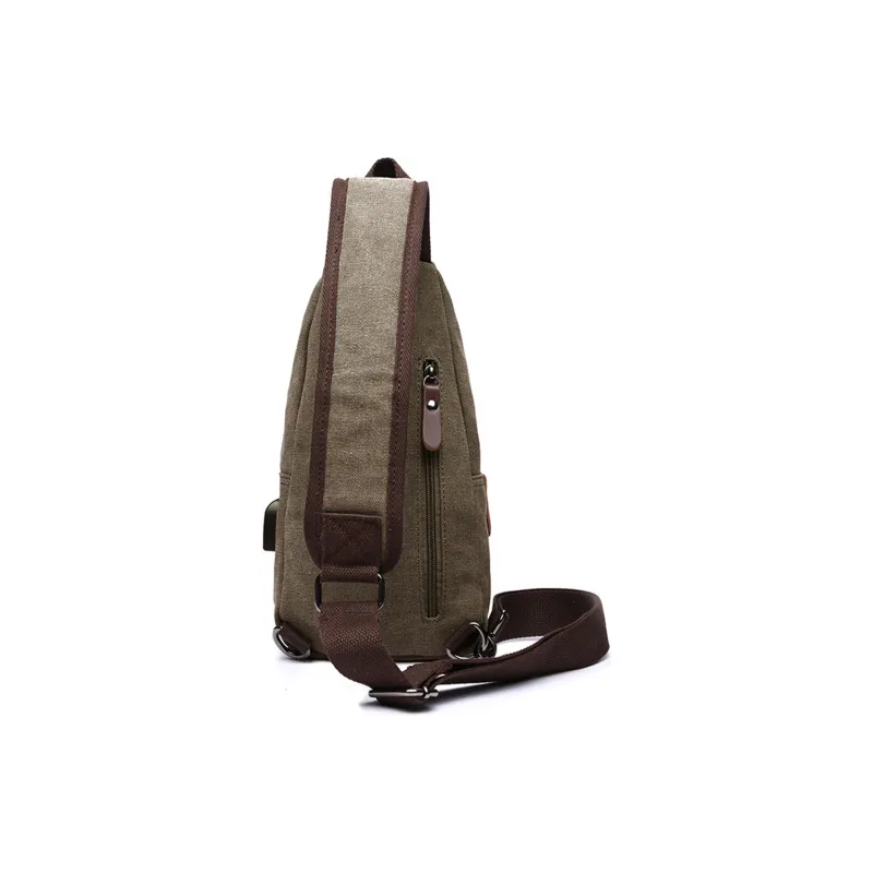 Slazenger Canvas With Microfiber Leather Canvas Bag Sling Bag Men's Multicolor-14