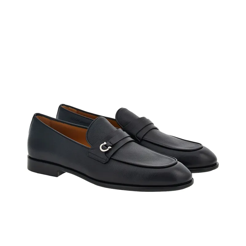 FERRAGAMO Penny-strap Leather Loafers-2
