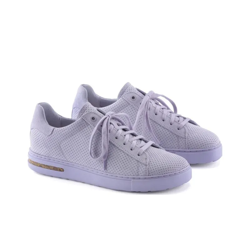 Birkenstock Low-Top Skateboard Shoes Unisex Dusty Purple Narrow Fit-2