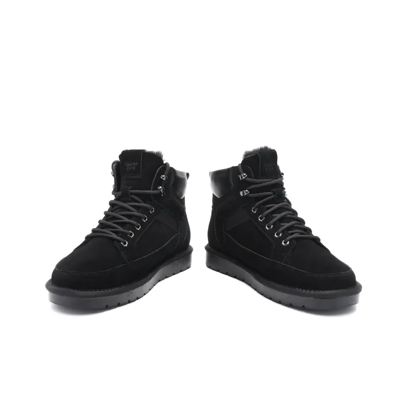 TRUMPPIPE Snow Boots Men's Black-4