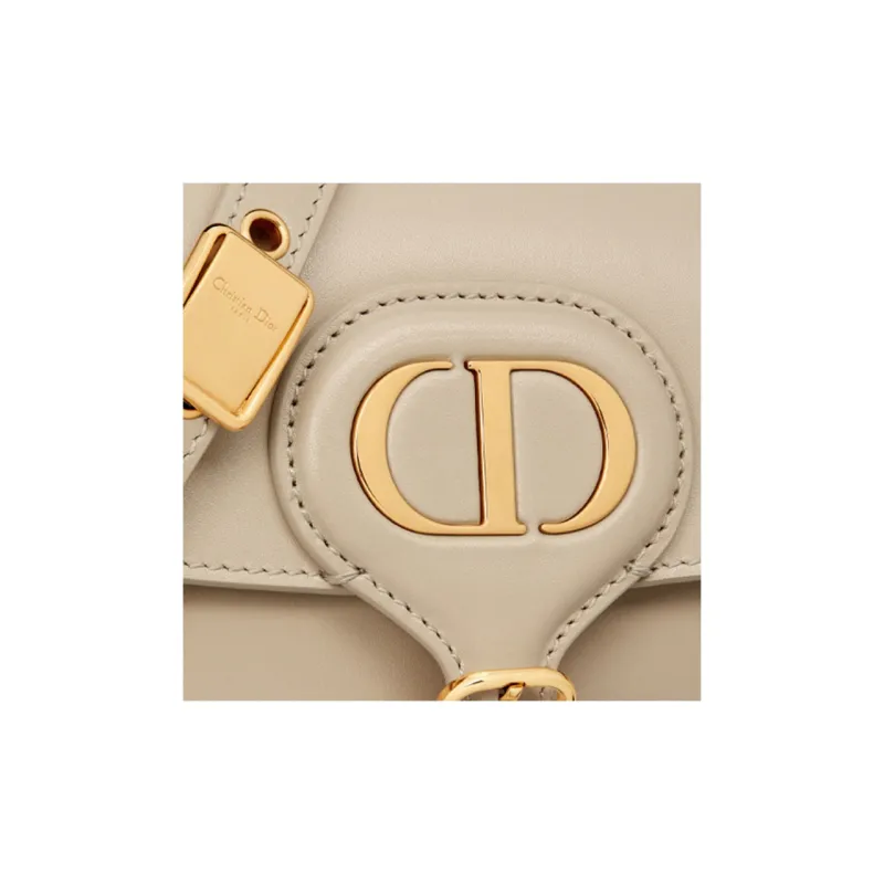 DIOR Bobby Smooth Cow Leather Handbag, Shoulder Bag, Crossbody Bag Regular Women's Natural-6