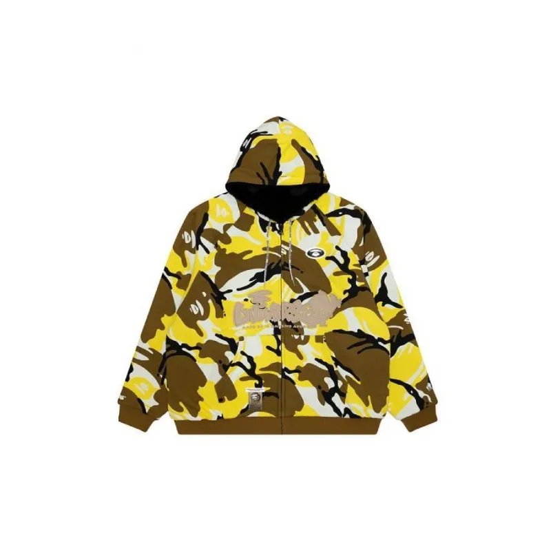 Aape Logo-appliqué Reversible Hoodie-2