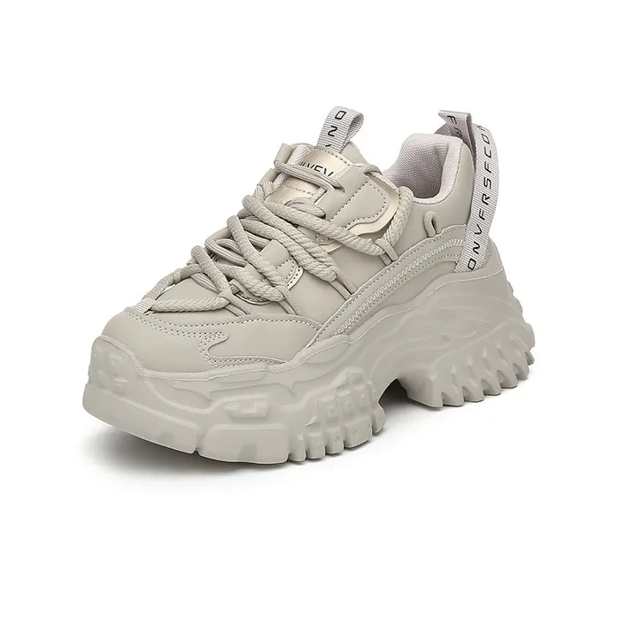 Jin Baichuan Lightweight Height Increasing Low-Top Chunky Sneakers 5cm Women's-11