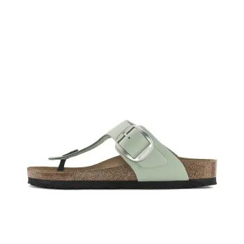 Birkenstock Gizeh Big Buckle Quiet Quick Dry Flip Flops Women's Matcha Green Narrow Fit