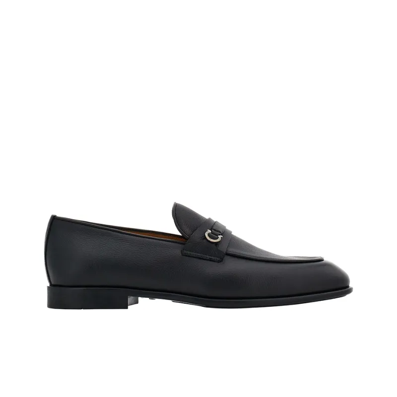 FERRAGAMO Penny-strap Leather Loafers-1