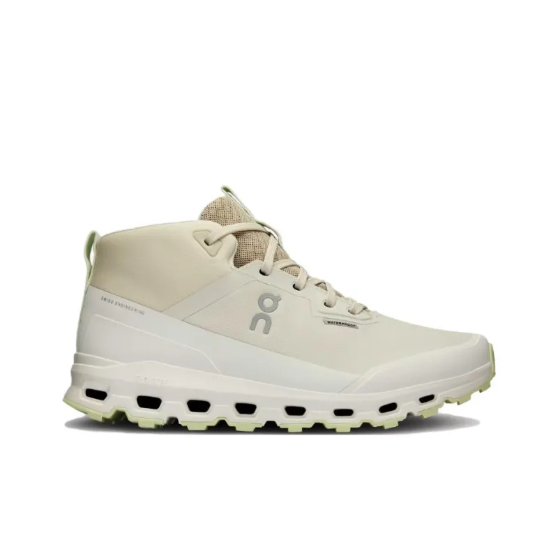 On Cloudroam Wear resistant And Lightweight Low Top Running Shoes Women's Gray Beige-1