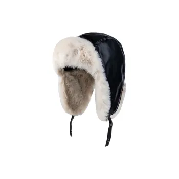 FREE RABBITⅡ Leather Trapper Hats Unisex