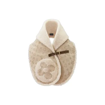 LOUIS VUITTON Shearling Lv Snug Scarf