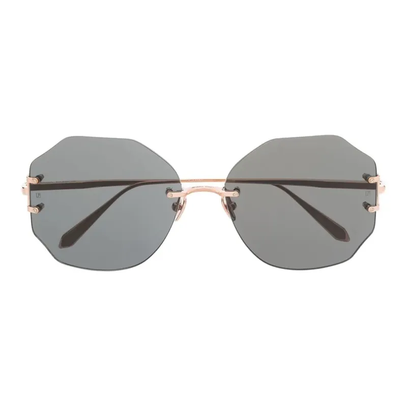 Linda Farrow Lisette Geometric frame Sunglasses-1