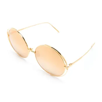 Linda Farrow Farah C1 Round-frame Sunglasses