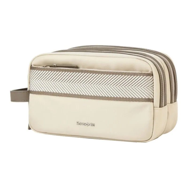 SAMSONITE Nylon Clutches Storage Bags Unisex Beige-1