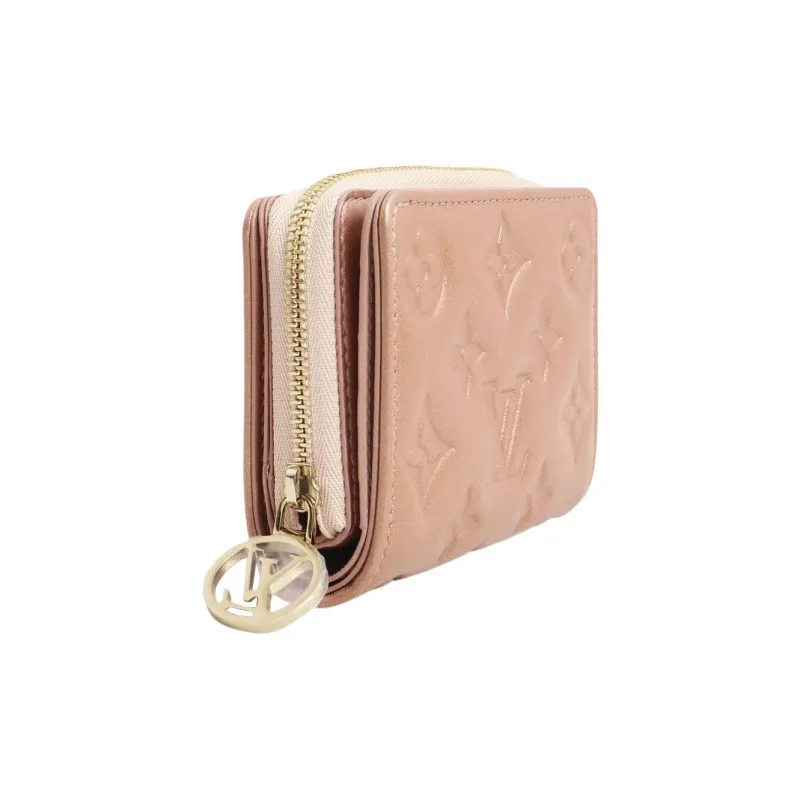 LOUIS VUITTON Sheepskin Wallet Regular Women's Rose Gold-2
