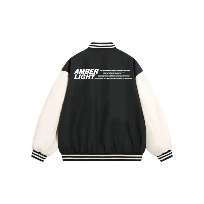 AMBER LIGHT Baseball Jacket Unisex-3