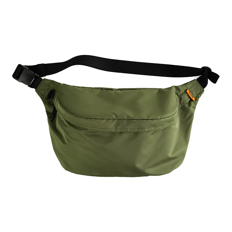 MYBRANDORIGINAL Nylon Cycling Sporty Style Crossbody Bag Medium Size Men's Green/Black-0