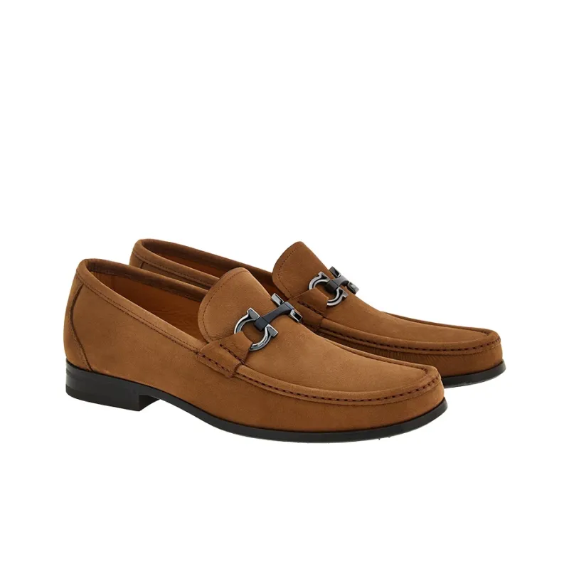 FERRAGAMO GANCINI Loafers Men's Brown-2