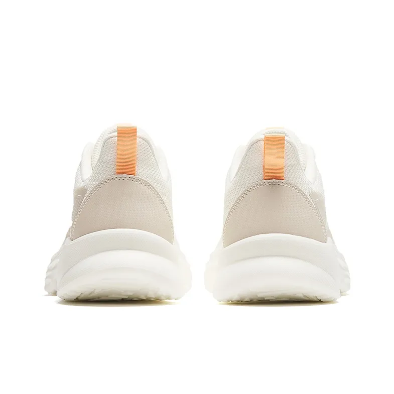 Anta Cushioning Wear Resistant Low Top Casual Running Shoes Women's White-3
