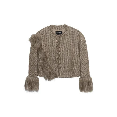 CHANEL Knitwear Women's Gold