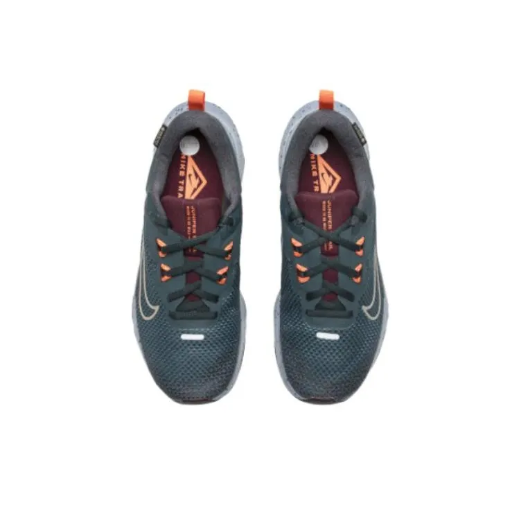 Nike Juniper Trail 2 Gore Tex Deep Jungle Night Maroon Safety Orange Khaki Women's-2
