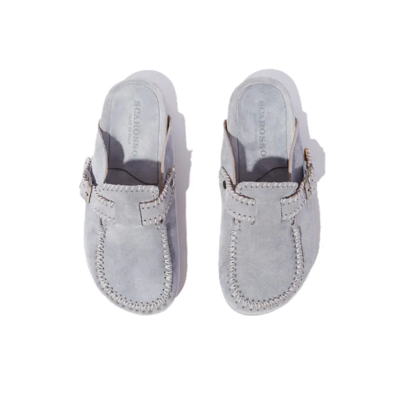 SCAROSSO Cheyenne Suede Mules-3