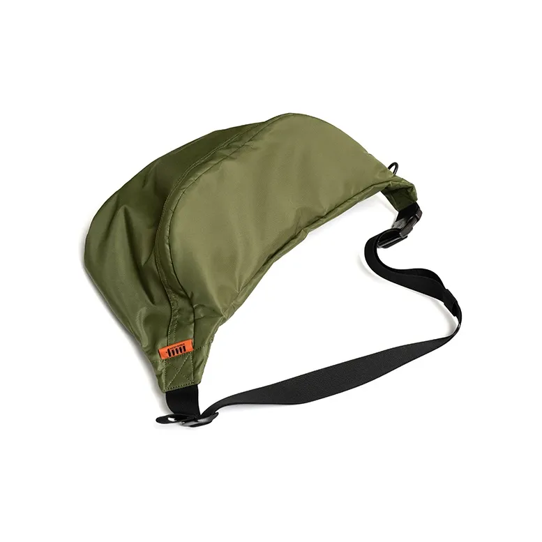 MYBRANDORIGINAL Nylon Cycling Sporty Style Crossbody Bag Medium Size Men's Green/Black-3