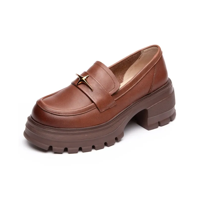 Lady's House Loafers 6cm Women's-1