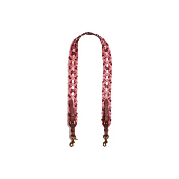 COACH Soft Cow Leather Bag Strap Women's Multicolor Confetti Pink & Multicolor