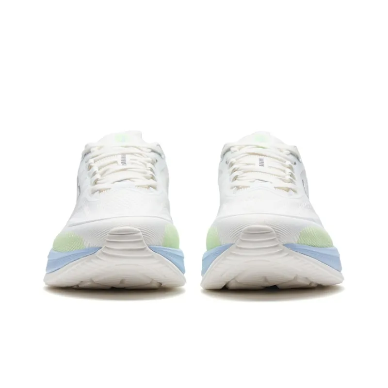 XTEP Cloud DC Cushioned Slip Resistant Abrasion Resistant Low Top Casual Running Shoes Men's Neon Pink Green-4