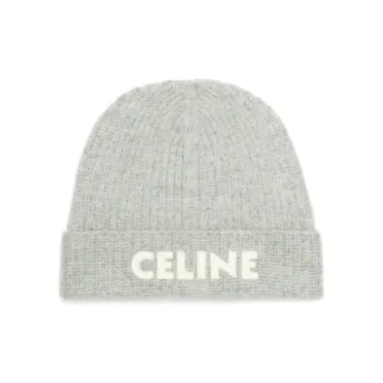 CELINE Beanie In Ribbed Wool