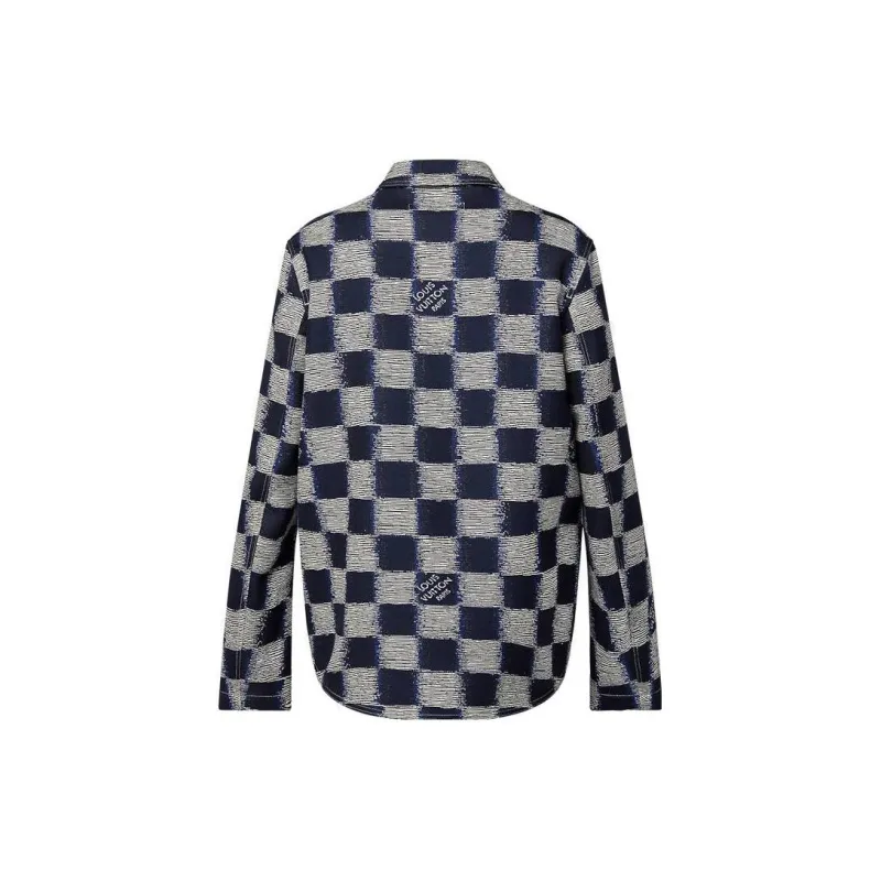 LOUIS VUITTON 2010s Damier Azur Shirt-1