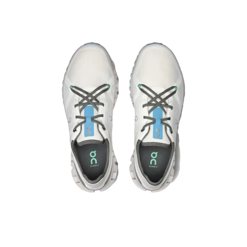 On Running Cloud X 3 AD "Undyed-White/Niagara" Sneakers-2