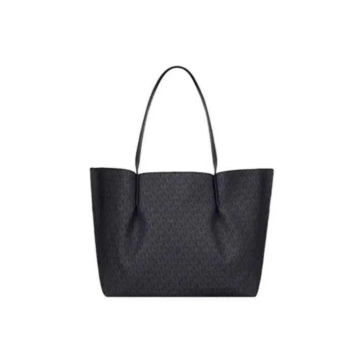 MICHAEL KORS Emilia Coated Canvas Tote Bag, Shopping Bag, Shoulder Bag, Handbag Tubas Women's Black-4