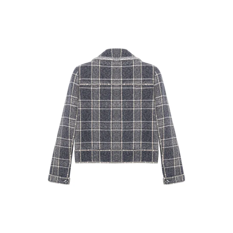 CHANEL Jackets Women's Gray-1