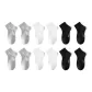 Black/Black/White/White/Light Heather Gray/Light Heather Gray 9700