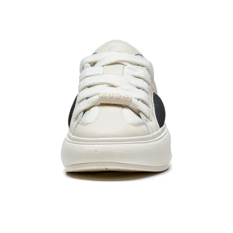 LiNing Yun You C4D Cushioned Slip Resistant Low Top Casual Shoes Men's Black White-5