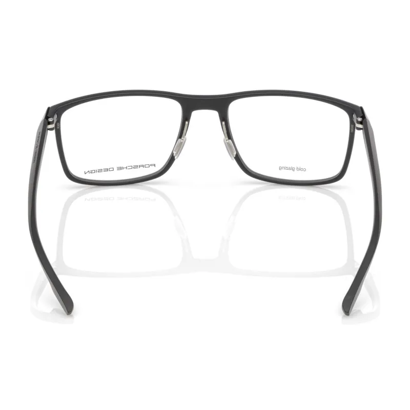 PORSCHE DESIGN Plate Frame Square Eyeglass Frames Unisex-4