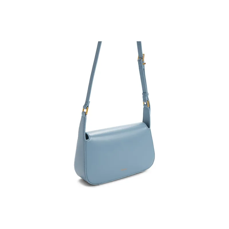 PEDRO Icon Series Calfskin Shoulder Bag Shoulder Bag Women's Black/Light Gray/Blue-16