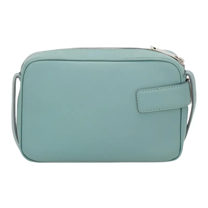 FERRAGAMO Calfskin Camera Bag Shoulder Bag Crossbody Bag Small Size Men's Light Blue-3